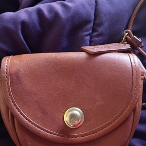 1980s Vintage Coach Belt Bag